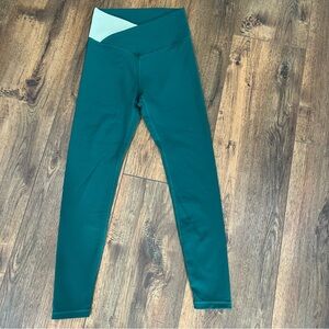 Wilo the Label Women's Classic Ribbed
Green High Waisted Leggings Athletic Sz S